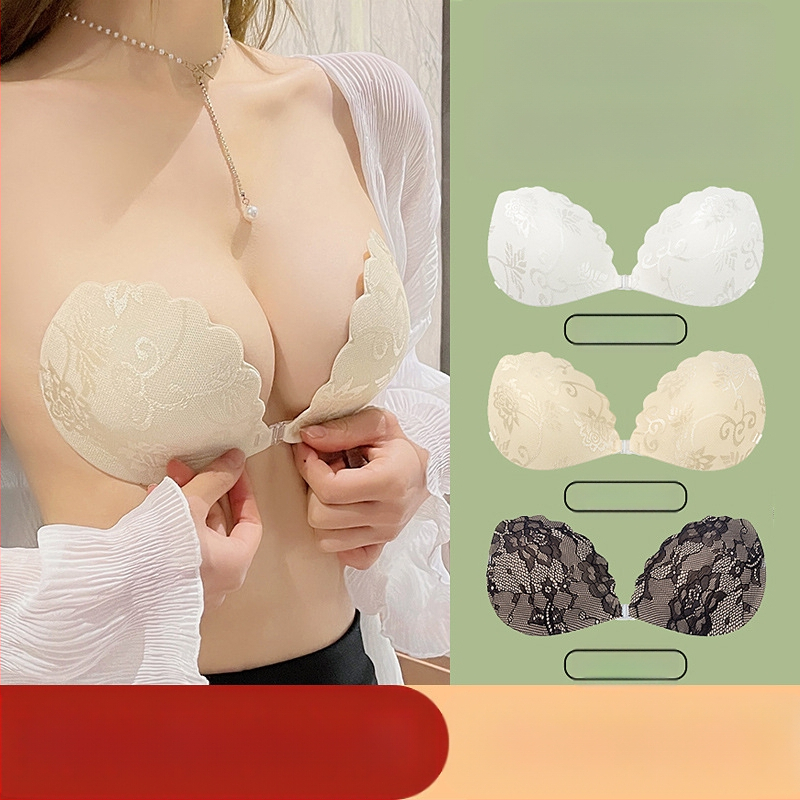 Laos hulgimüügis pitsist rinnakleebised pulmakleit naistele väike rind paksendatud suur lõtvumisvastane push up nähtamatu ülemine tugi silikoonist rinnakleebised