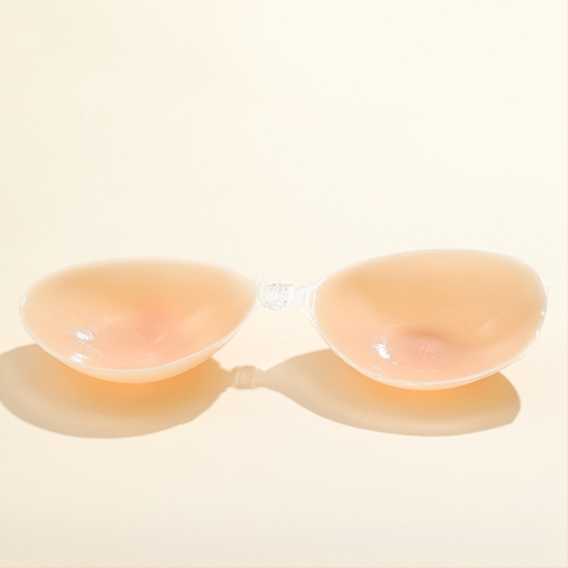 Nauja silikoninė liemenėlė su nematomu „Push-Up“ krūtų lopeliu, pastorinta, be petnešėlių, seksuali liemenėlė, vestuvinė suknelė, moteriška liemenėlė.