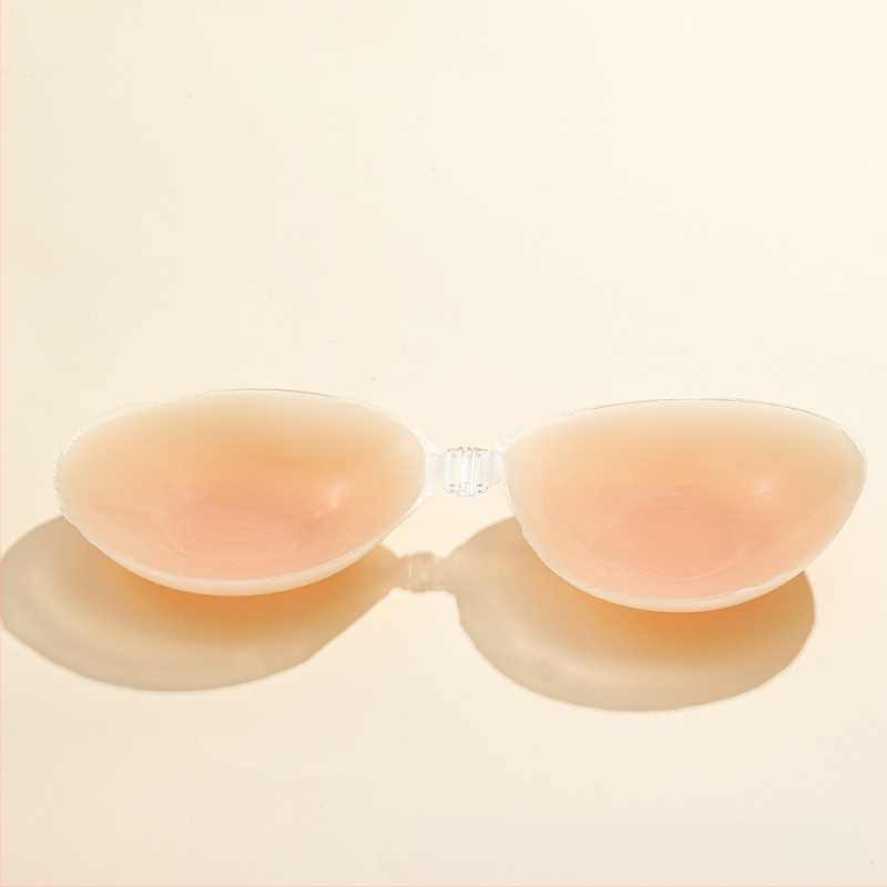 Nauja silikoninė liemenėlė su nematomu „Push-Up“ krūtų lopeliu, pastorinta, be petnešėlių, seksuali liemenėlė, vestuvinė suknelė, moteriška liemenėlė.