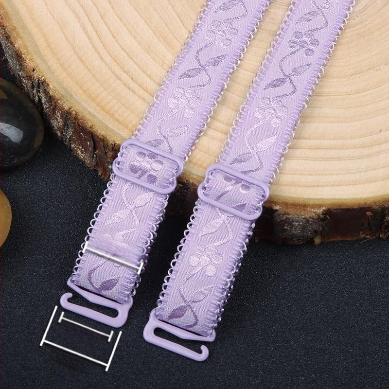 Curea de umăr elastică înlocuibilă, prelungită și lărgită, lenjerie intimă, reglabilă, curea de umăr anti-alunecare, curea din pânză pentru sutien