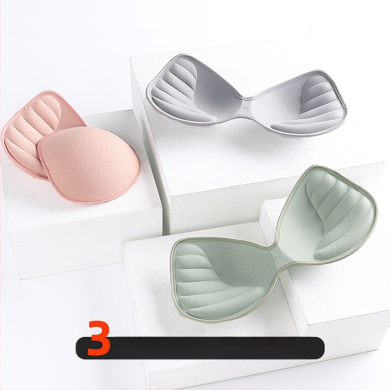 3 cm storio latekso krūtinės įklotas, laisvo dydžio, plius dydžio, vientisas, padalintas Q tipo elastingas, itin stiprus, atsistumiamas nugaros sportinių apatinių įdėklas.