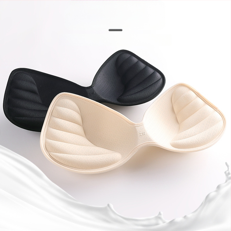 3 cm storio latekso krūtinės įklotas, laisvo dydžio, plius dydžio, vientisas, padalintas Q tipo elastingas, itin stiprus, atsistumiamas nugaros sportinių apatinių įdėklas.