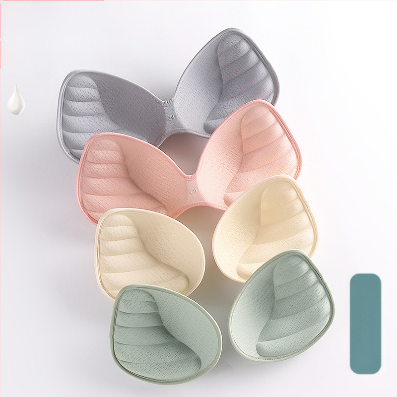 3 cm storio latekso krūtinės įklotas, laisvo dydžio, plius dydžio, vientisas, padalintas Q tipo elastingas, itin stiprus, atsistumiamas nugaros sportinių apatinių įdėklas.