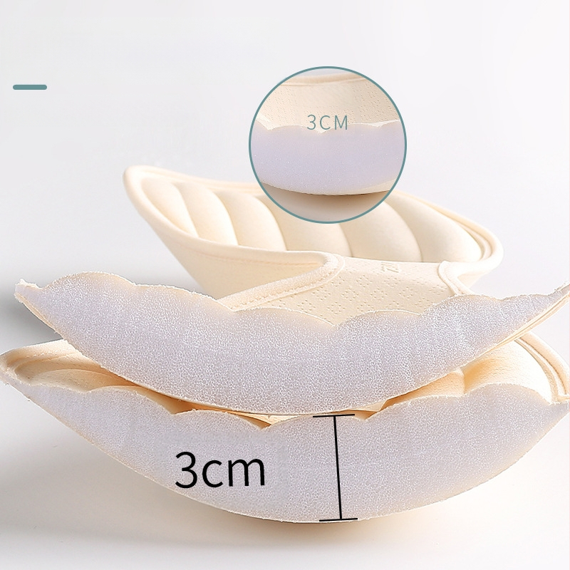 3 cm storio latekso krūtinės įklotas, laisvo dydžio, plius dydžio, vientisas, padalintas Q tipo elastingas, itin stiprus, atsistumiamas nugaros sportinių apatinių įdėklas.