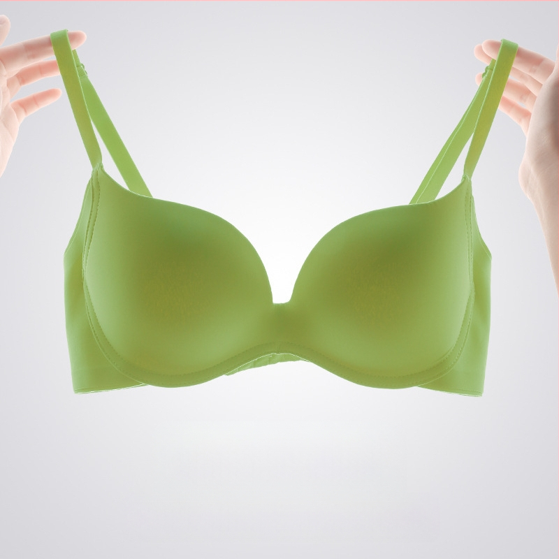 Õmblusteta pehmest terasest rõngasrinnahoidja naistele, õhukesed, suured rinnad, väikesed rinnad, push-up, lõtvumisvastane, reguleeritav, mugav push-up rinnahoidja