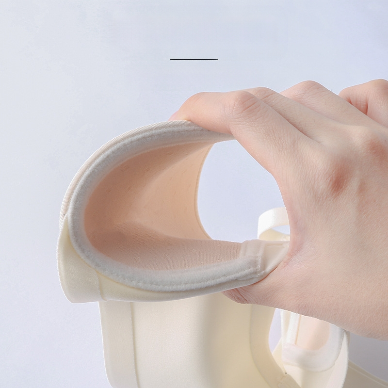 Õmblusteta pehmest terasest rõngasrinnahoidja naistele, õhukesed, suured rinnad, väikesed rinnad, push-up, lõtvumisvastane, reguleeritav, mugav push-up rinnahoidja