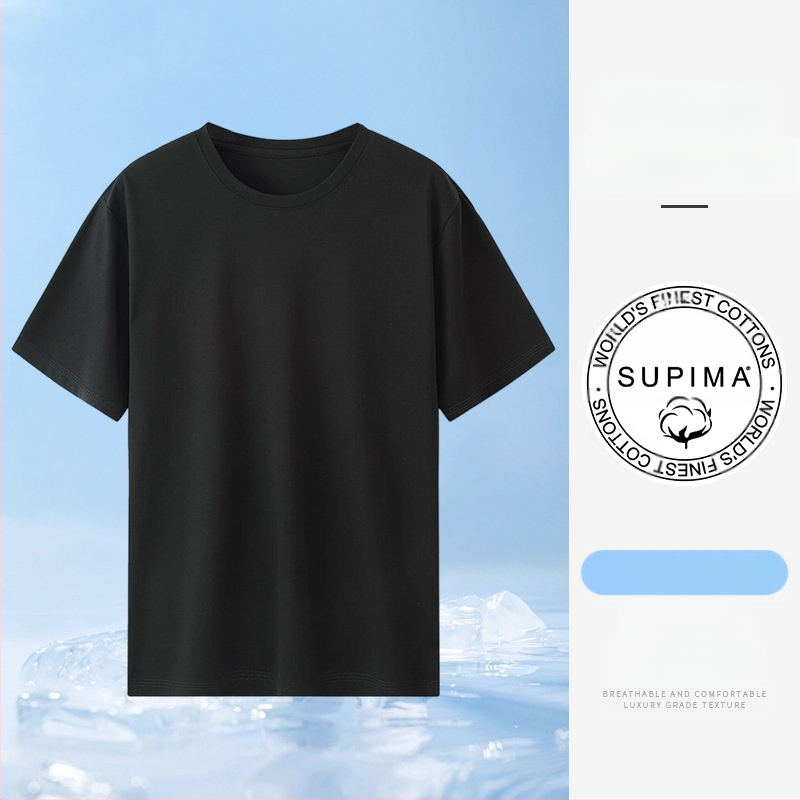 Καλοκαιρινό, ελαφρύ βιβλίο, υψηλής ποιότητας, κοντομάνικο ανδρικό μπλουζάκι από βαμβάκι αλόγου, λευκό, στρογγυλό ντεκολτέ, στενό, βαμβακερό, πουκάμισο για όλες τις χρήσεις, για νέους