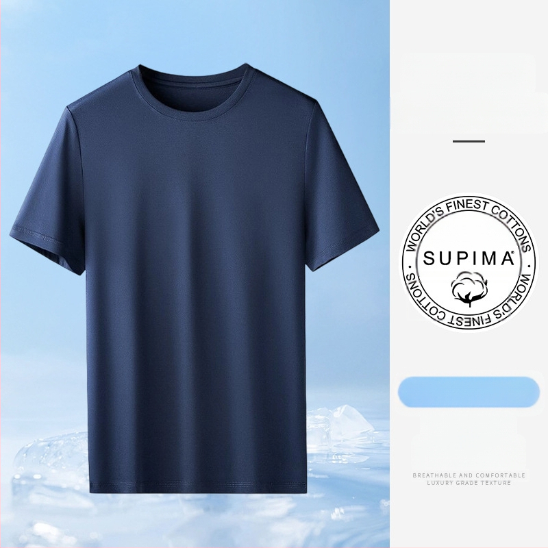 Καλοκαιρινό, ελαφρύ βιβλίο, υψηλής ποιότητας, κοντομάνικο ανδρικό μπλουζάκι από βαμβάκι αλόγου, λευκό, στρογγυλό ντεκολτέ, στενό, βαμβακερό, πουκάμισο για όλες τις χρήσεις, για νέους