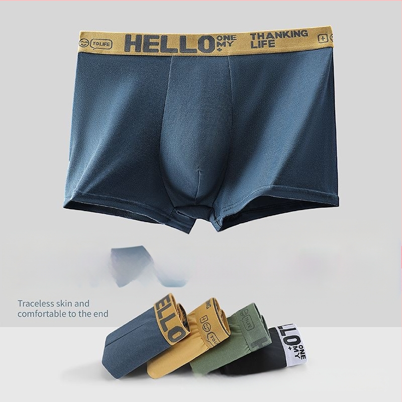 Source Factory HELLO meeste aluspesu, nahasõbralikud, hingavad ja moodsad bokserid, Tere, pluss-suurus, keskmise vöökohaga