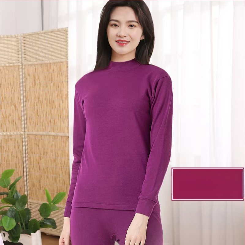 Rudens ir žiemos vyriškas grynos medvilnės termo apatinių komplektas, moteriški termo apatiniai, medvilninis megztinis, trikotažas, sutankintas šilumai