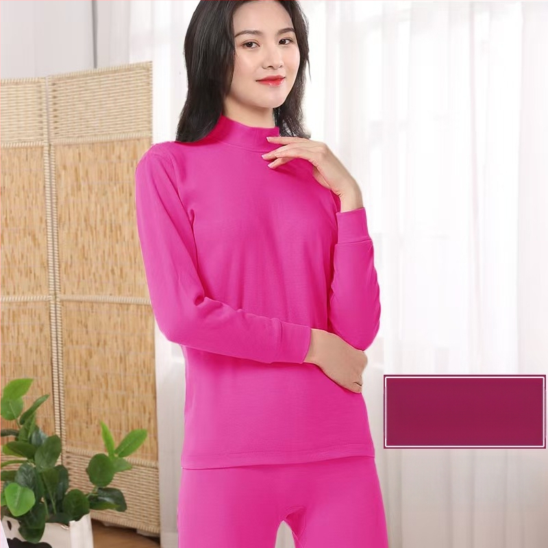 Rudens ir žiemos vyriškas grynos medvilnės termo apatinių komplektas, moteriški termo apatiniai, medvilninis megztinis, trikotažas, sutankintas šilumai