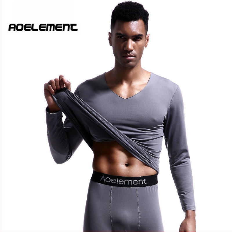 Meeste õmblusteta termopesu, V-kaelusega, talvine, kitsas, fliisvoodriga, tihe õhuke alussärk, sügisriiete puuvillane kampsun