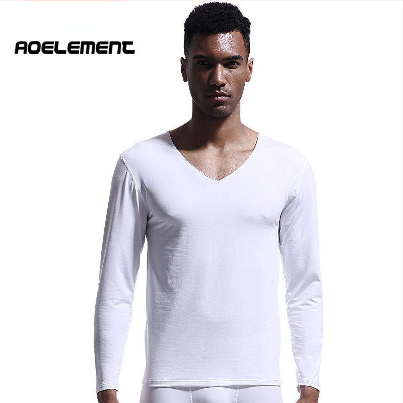 Meeste õmblusteta termopesu, V-kaelusega, talvine, kitsas, fliisvoodriga, tihe õhuke alussärk, sügisriiete puuvillane kampsun