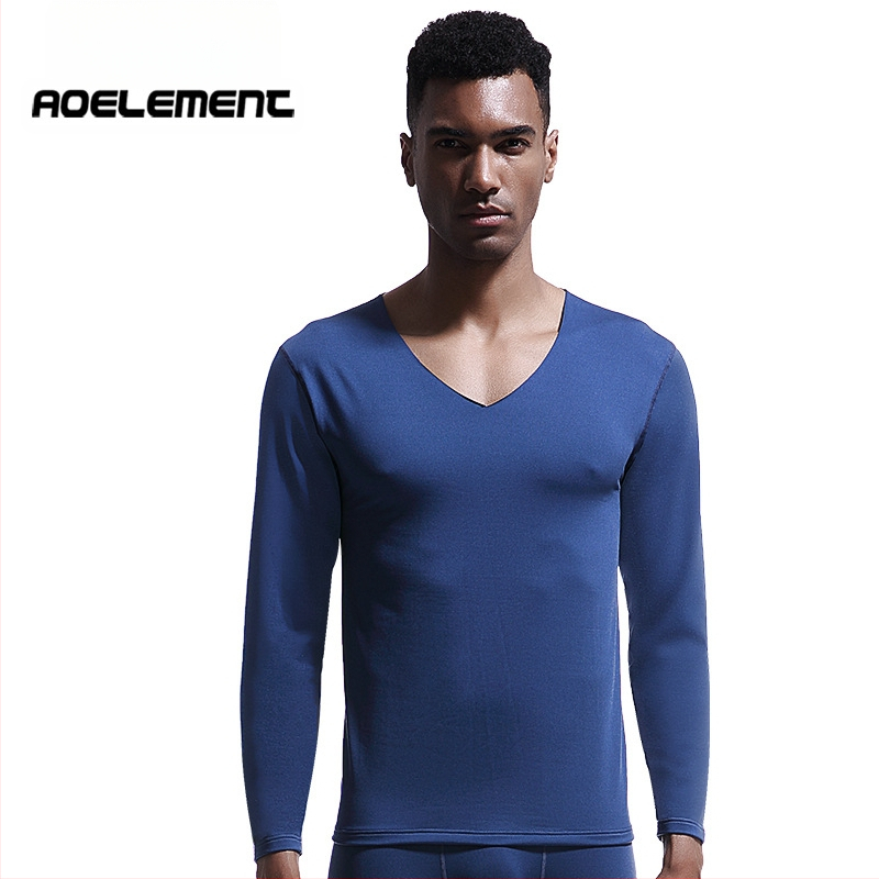 Meeste õmblusteta termopesu, V-kaelusega, talvine, kitsas, fliisvoodriga, tihe õhuke alussärk, sügisriiete puuvillane kampsun