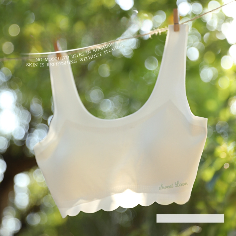 Arendav tüdrukute aluspesu õpilasrinnahoidja, sobib 8-16-aastastele, ketikvaliteediga modaalkangast pehmendav kangas