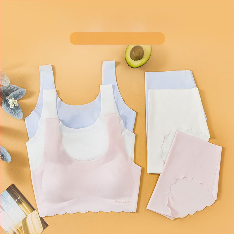 Arendav tüdrukute aluspesu õpilasrinnahoidja, sobib 8-16-aastastele, ketikvaliteediga modaalkangast pehmendav kangas