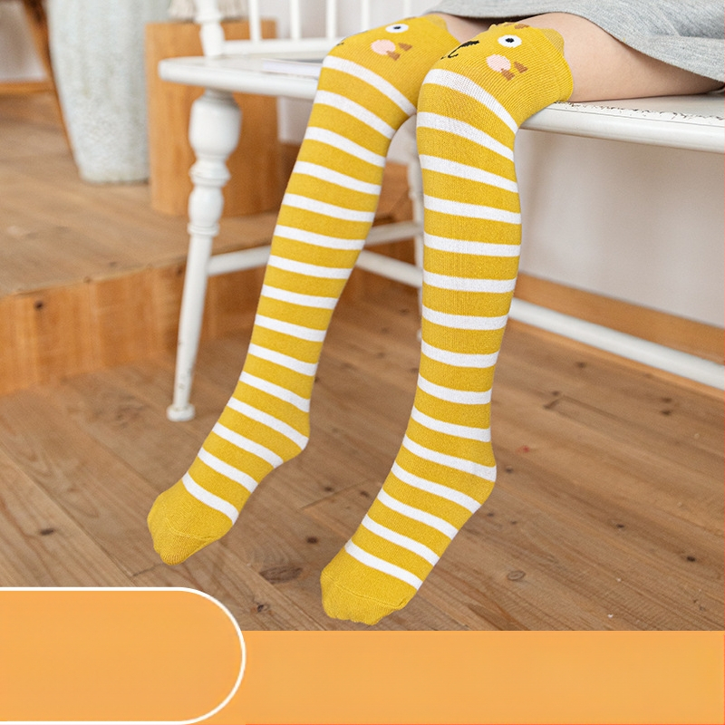 Παιδικές κάλτσες για κορίτσια, κάλτσες πάνω από το γόνατο, ανοιξιάτικες και φθινοπωρινές, κινουμένων σχεδίων, μικρές και μεγάλες, ψηλές παιδικές κάλτσες, κάλτσες φοιτητών, χονδρικής