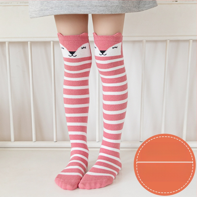 Παιδικές κάλτσες για κορίτσια, κάλτσες πάνω από το γόνατο, ανοιξιάτικες και φθινοπωρινές, κινουμένων σχεδίων, μικρές και μεγάλες, ψηλές παιδικές κάλτσες, κάλτσες φοιτητών, χονδρικής