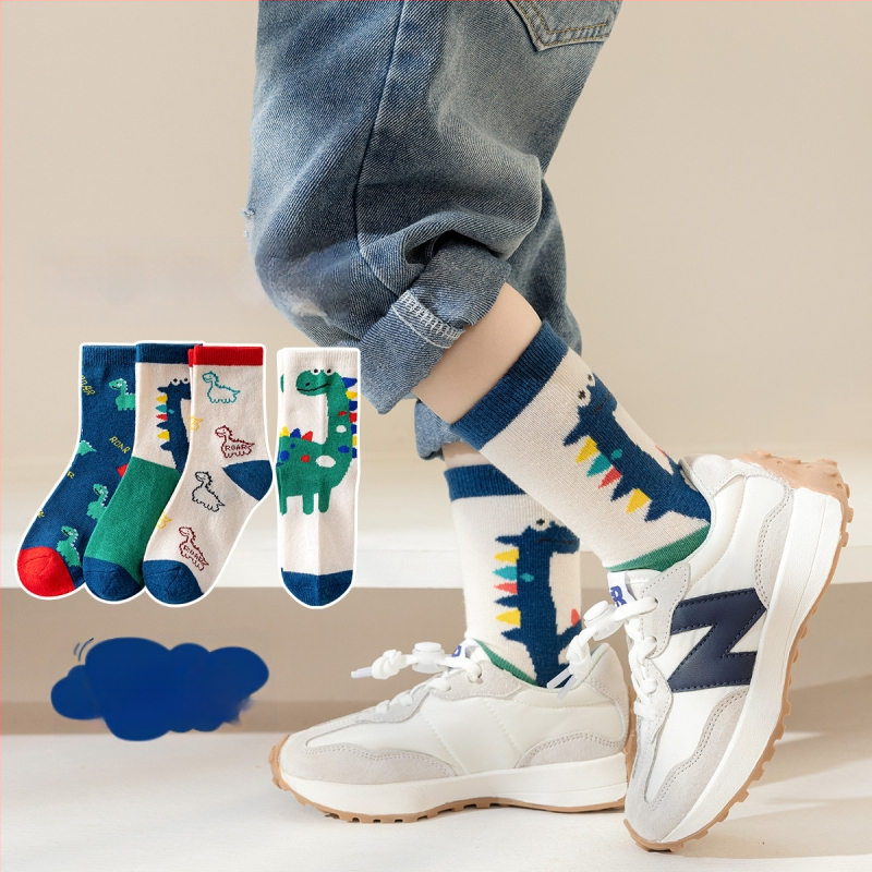 Șosete pentru copii, primăvară, stil nou, șosete pentru băieți, șosete cu desene animate și fete, șosete cu cinnamoroll, șosete pentru băieți, șosete până la jumătatea gambei, șosete pentru bebeluși