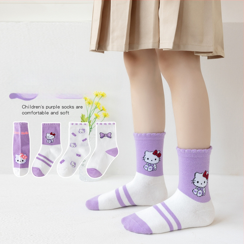 Șosete pentru copii, primăvară, stil nou, șosete pentru băieți, șosete cu desene animate și fete, șosete cu cinnamoroll, șosete pentru băieți, șosete până la jumătatea gambei, șosete pentru bebeluși