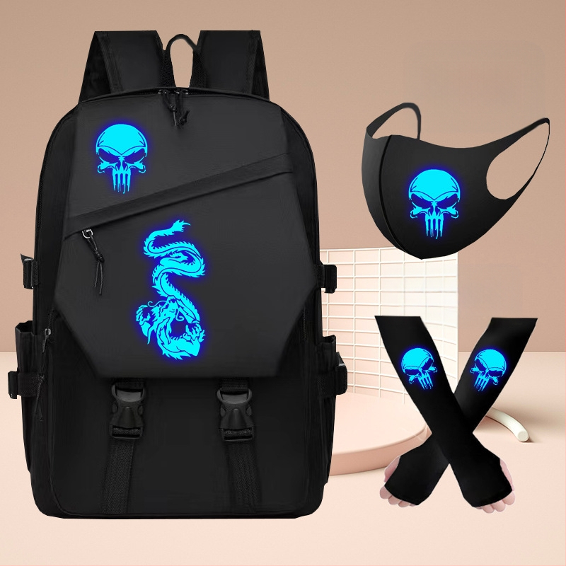 Ghost Dance`i põhikooliõpilaste helendav koolikott poistele ja tüdrukutele 3.-6. klassile, trendikas ja lahe suure mahutavusega õpilasseljakott