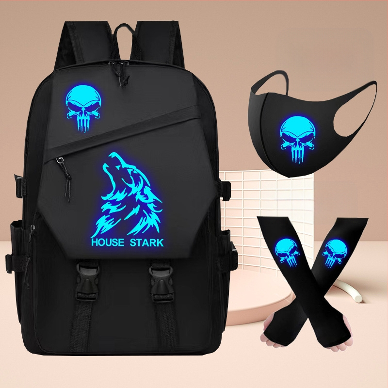 Ghost Dance`i põhikooliõpilaste helendav koolikott poistele ja tüdrukutele 3.-6. klassile, trendikas ja lahe suure mahutavusega õpilasseljakott