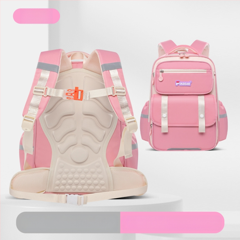 Nou ghiozdan școlar primar Yunduo Kidsren, ghiozdan școlar multi-compartiment pentru băieți și fete, clasa 3-6, reducerea poverii