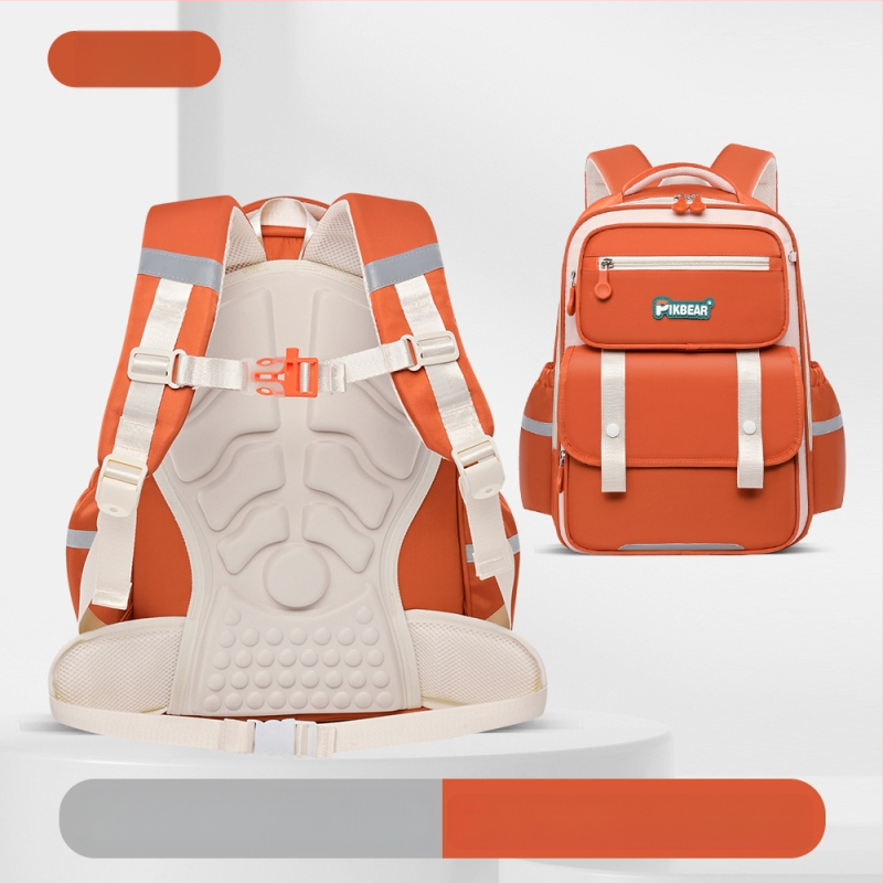 Nou ghiozdan școlar primar Yunduo Kidsren, ghiozdan școlar multi-compartiment pentru băieți și fete, clasa 3-6, reducerea poverii