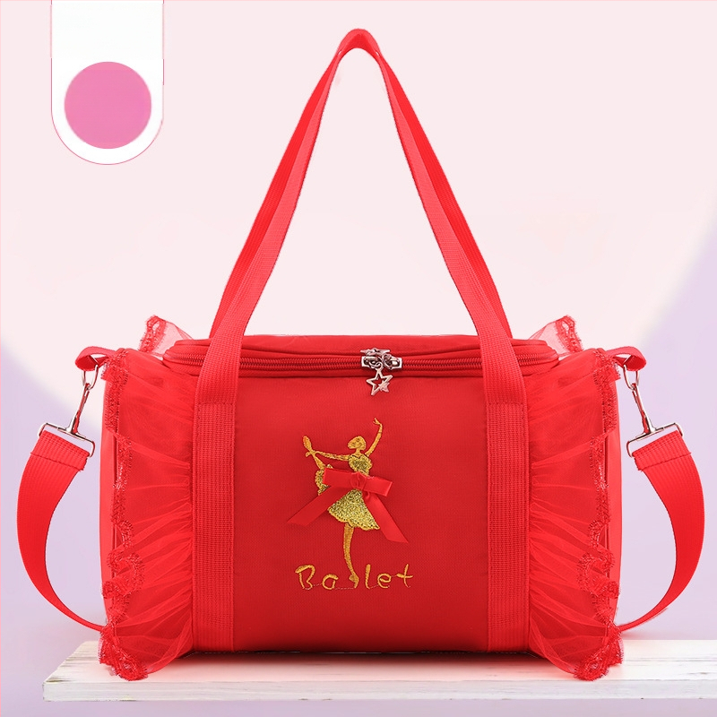 Vaikiška šokių kuprinė „Dance Bag“, didelės talpos moteriškas šokių drabužių laikymo krepšys, šokių rankinė per petį.