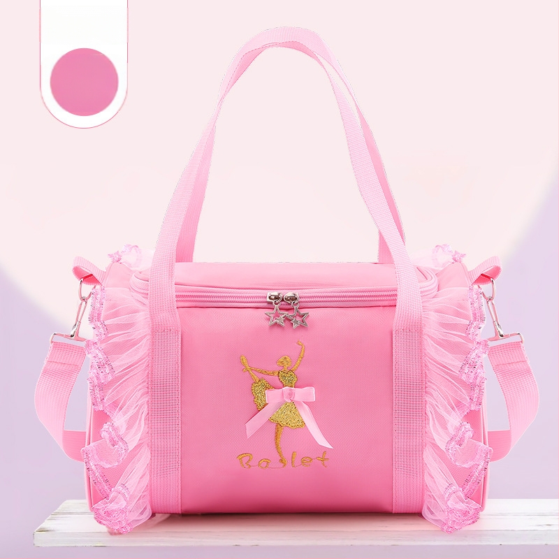 Vaikiška šokių kuprinė „Dance Bag“, didelės talpos moteriškas šokių drabužių laikymo krepšys, šokių rankinė per petį.