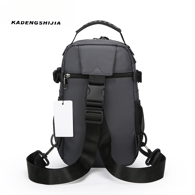 Vyriška neperšlampama krūtinės rankinė, vyriška rankinė per petį, mažo dydžio rankinė, skirta lauko vyriška kuprinė