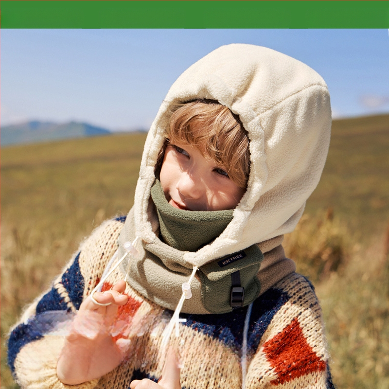 Kk Tree drăguț cald pălărie pentru copii eșarfă all-in-one mască rezistentă la vânt pentru bărbați și femei bebeluși clasa a antistatică toamna și iarna