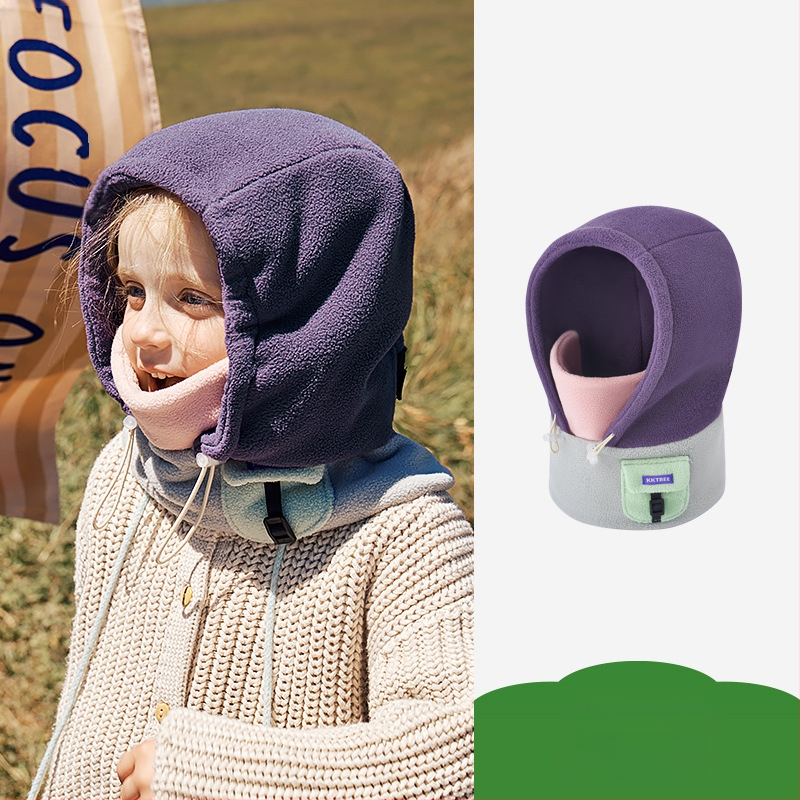 Kk Tree drăguț cald pălărie pentru copii eșarfă all-in-one mască rezistentă la vânt pentru bărbați și femei bebeluși clasa a antistatică toamna și iarna
