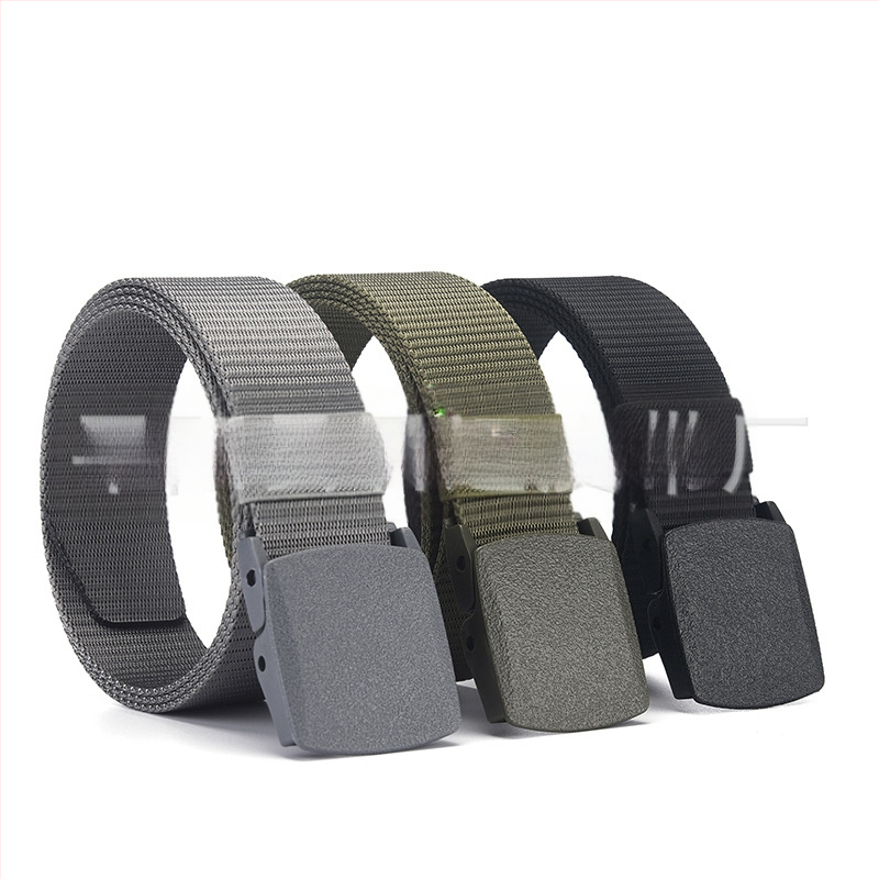 Curea cu cataramă ușoară direct din fabrică, cu uscare rapidă, din nailon, cu cataramă din oțel neted, din plastic, pentru pantaloni, comerț exterior, sporturi pentru adulți, în aer liber