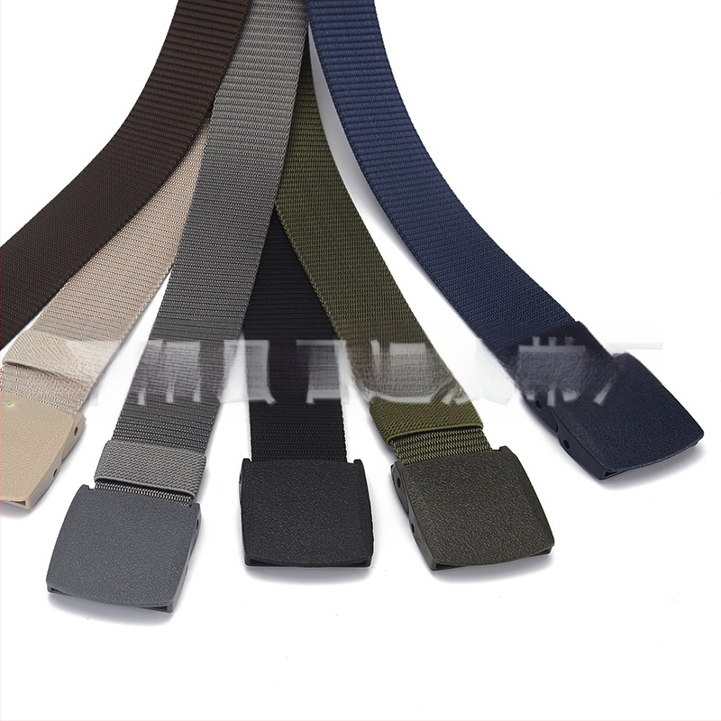 Curea cu cataramă ușoară direct din fabrică, cu uscare rapidă, din nailon, cu cataramă din oțel neted, din plastic, pentru pantaloni, comerț exterior, sporturi pentru adulți, în aer liber