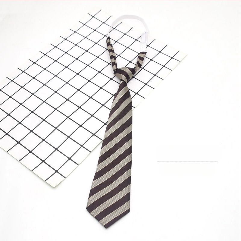 jk Tie moteriška dk dryžuota suknelė vyrams koledžo stiliaus mergaitiškas dekoratyvinis kaklaraištis japoniško stiliaus