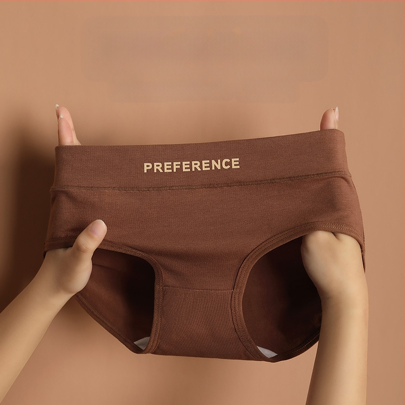 Naiste aluspesu puhtast puuvillast keskmise vöökohaga kolmnurksed lühikesed püksid Rad Sport stiilis puuvillast hingavad tüdrukute sügis- ja talvepesu puhtast puuvillast jalgevahega