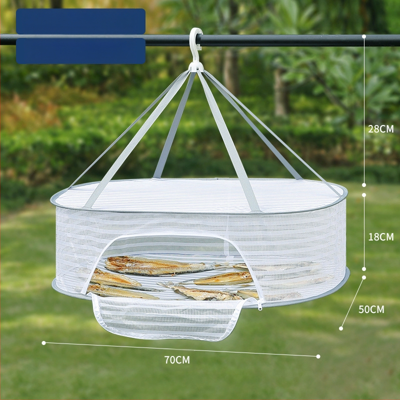 Džiovintos žuvies apsaugos nuo musių tinklas, sausų prekių tinklas, namų balkonų džiovinimo krepšelis, maisto artefaktų džiovinimo krepšelio stovas