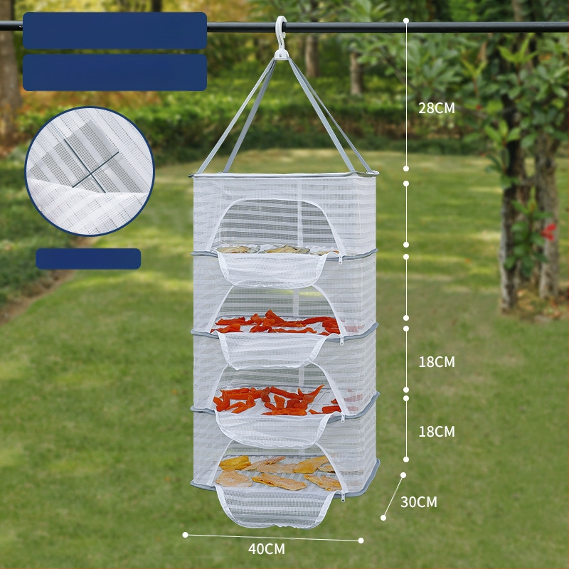 Džiovintos žuvies apsaugos nuo musių tinklas, sausų prekių tinklas, namų balkonų džiovinimo krepšelis, maisto artefaktų džiovinimo krepšelio stovas