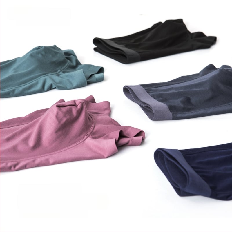 Lenjerie intimă bărbătească din modal, nouă, de primăvară și de vară, en-gros, respirabilă, cu elasticitate ridicată, antibacteriană, fără sudură, boxeri de lenjerie intimă pentru băieți