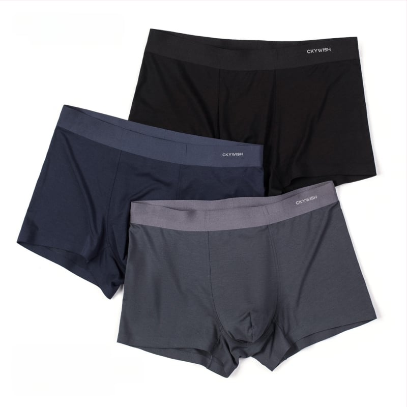 Lenjerie intimă bărbătească din modal, nouă, de primăvară și de vară, en-gros, respirabilă, cu elasticitate ridicată, antibacteriană, fără sudură, boxeri de lenjerie intimă pentru băieți