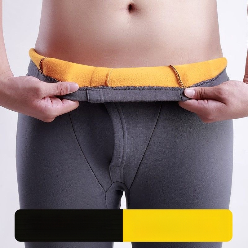 Vyriškos pastorintos šiltos kelnės Vyriškos vilnos pamušalu pastorintos medvilninės vilnos kelnės Thunderpants rudens kelnės Vyriškos plius dydžio kelnės su pamušalu Žieminės kelnės