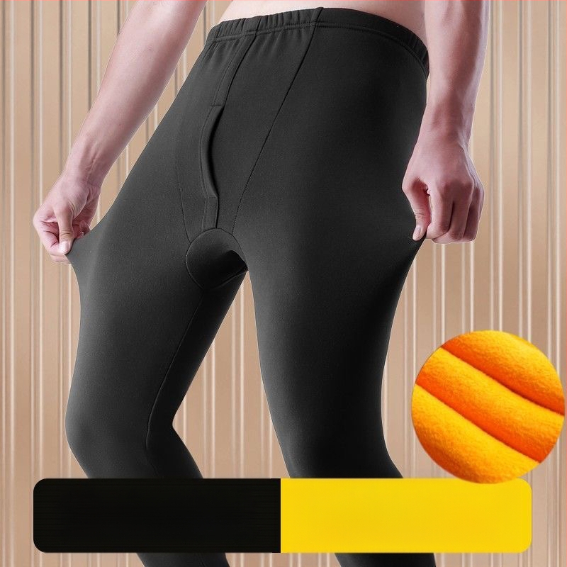 Vyriškos pastorintos šiltos kelnės Vyriškos vilnos pamušalu pastorintos medvilninės vilnos kelnės Thunderpants rudens kelnės Vyriškos plius dydžio kelnės su pamušalu Žieminės kelnės