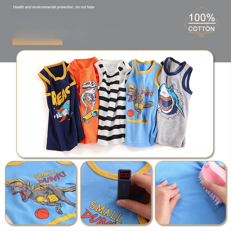 Dječji prsluk od pamuka za žene, donji dio za bebe, odvođenje vlage, proizvođači prsluka u obliku slova I za malu i srednju djecu, veleprodaja