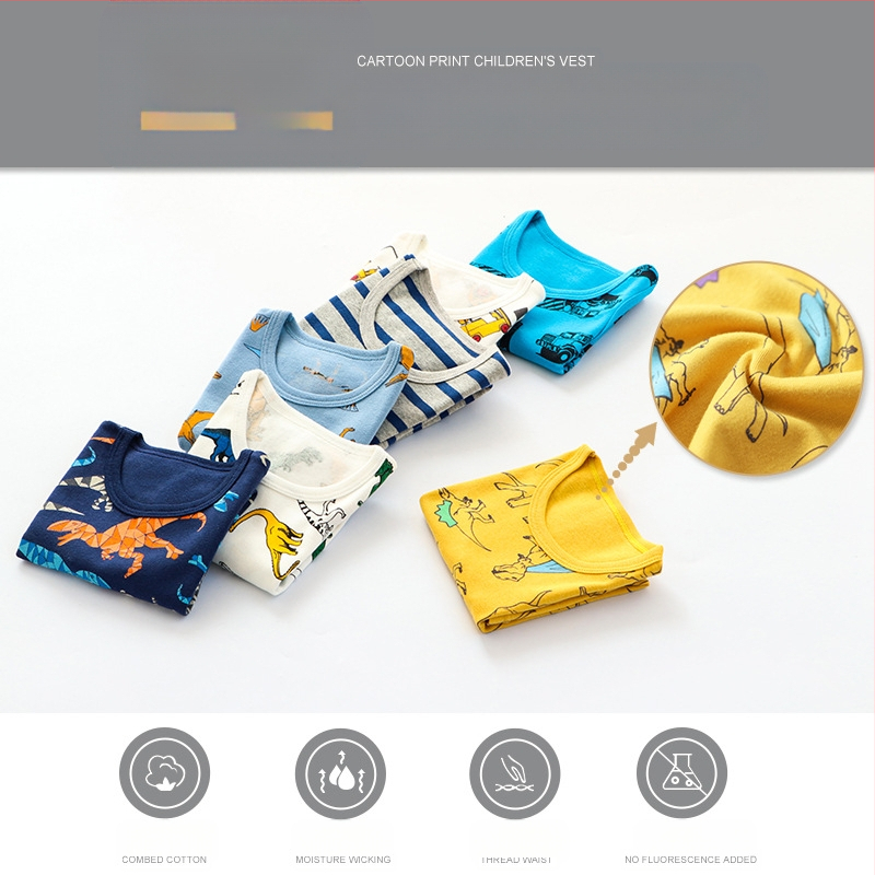 Dječji prsluk od pamuka za žene, donji dio za bebe, odvođenje vlage, proizvođači prsluka u obliku slova I za malu i srednju djecu, veleprodaja