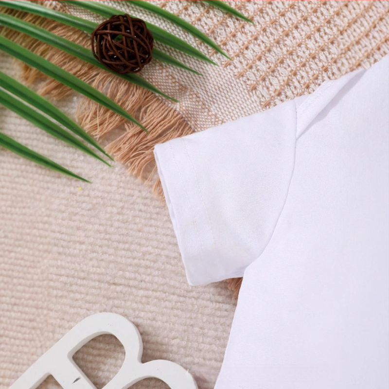 Prekogranična vanjska trgovina dječjom odjećom, uskrsnim slatkim crtanim kombinezonom kratkih rukava, festivalskom odjećom, dječjom odjećom u više boja