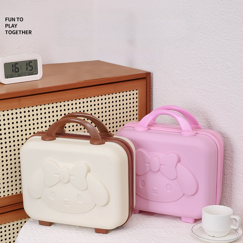 14 colių vyriškas ir moteriškas vaikiškas lagaminas su animacinio modelio lagaminu, laikymo krepšys, suvenyrinis PP kosmetikos dėklas, didelė talpa