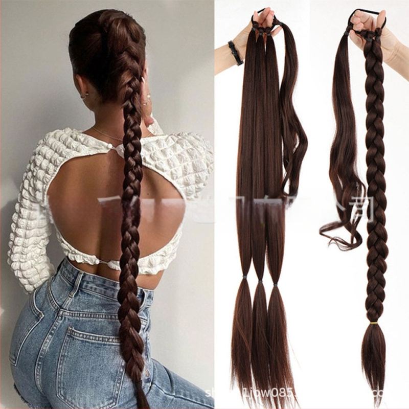 Väliskaubanduse piiriülene hobusesaba punutis punutis Amazoni enimmüüdud kolmeharuline punutis punutud ponyta