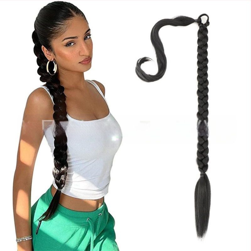 Väliskaubanduse piiriülene hobusesaba punutis punutis Amazoni enimmüüdud kolmeharuline punutis punutud ponyta