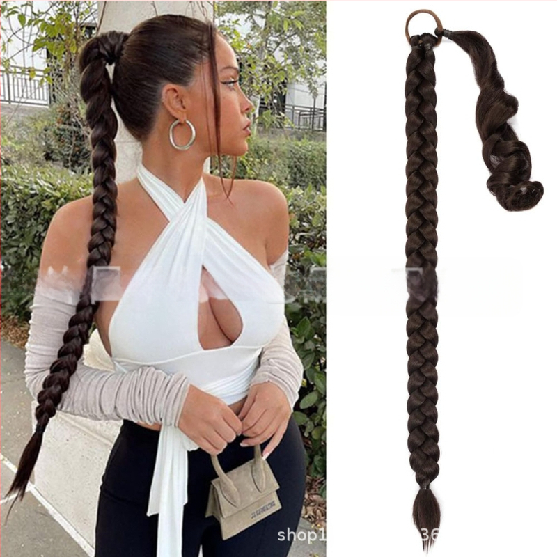 Väliskaubanduse piiriülene hobusesaba punutis punutis Amazoni enimmüüdud kolmeharuline punutis punutud ponyta